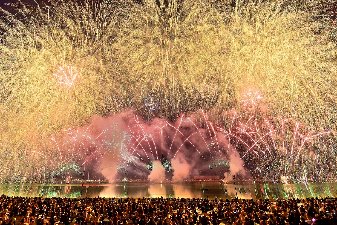 Ashidagawa River Fireworks Festival